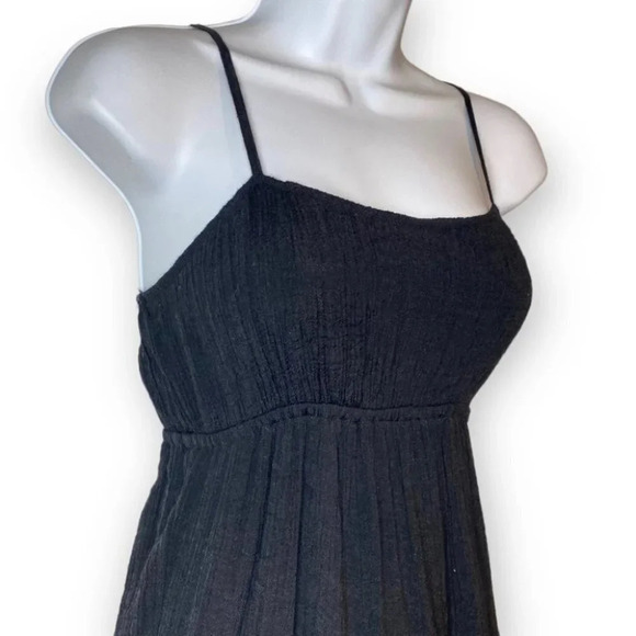 Ya Los Angeles Black  Crinkled Spagetti Dress - Picture 3 of 10